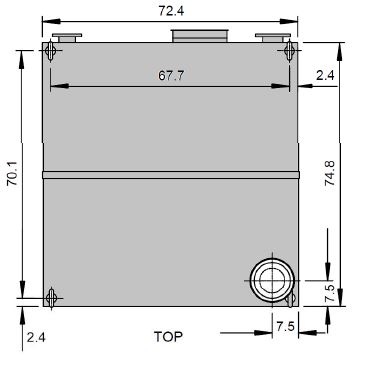 Gas Fired Double-Effect Chiller-Heaters CH-K80/CH-K100 top view